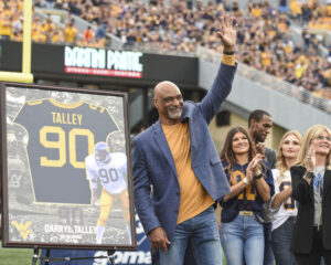 WVU FOOTBALL NOTEBOOK: Former linebacker Darryl Talley has No. 90 retired
